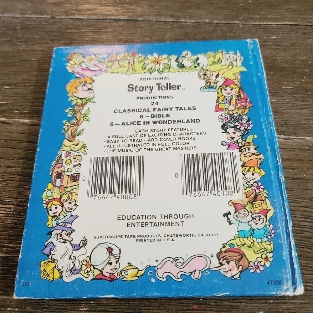 Vintage 70s Pinocchio Children's Picture Book